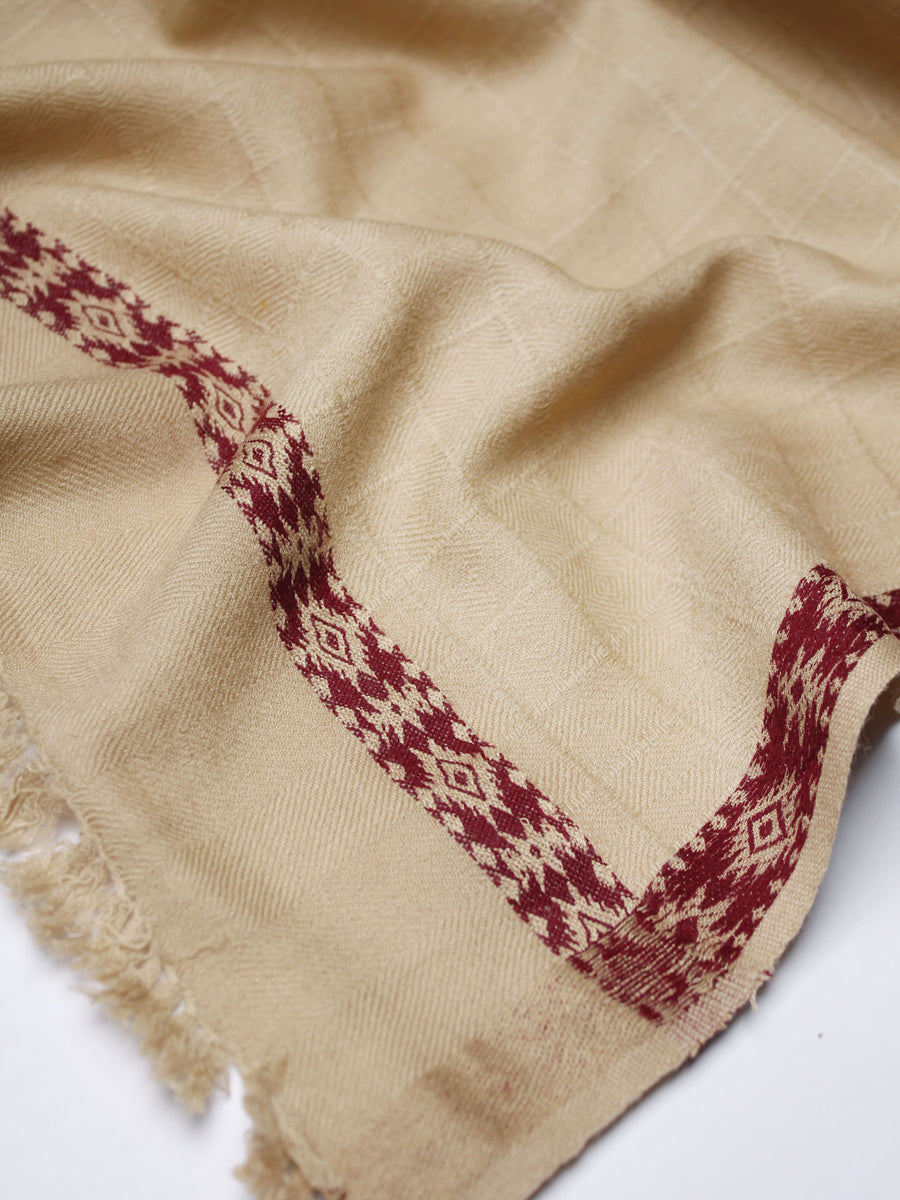 Men's Premium Cheque Wool Shawl for Winter CLR-12