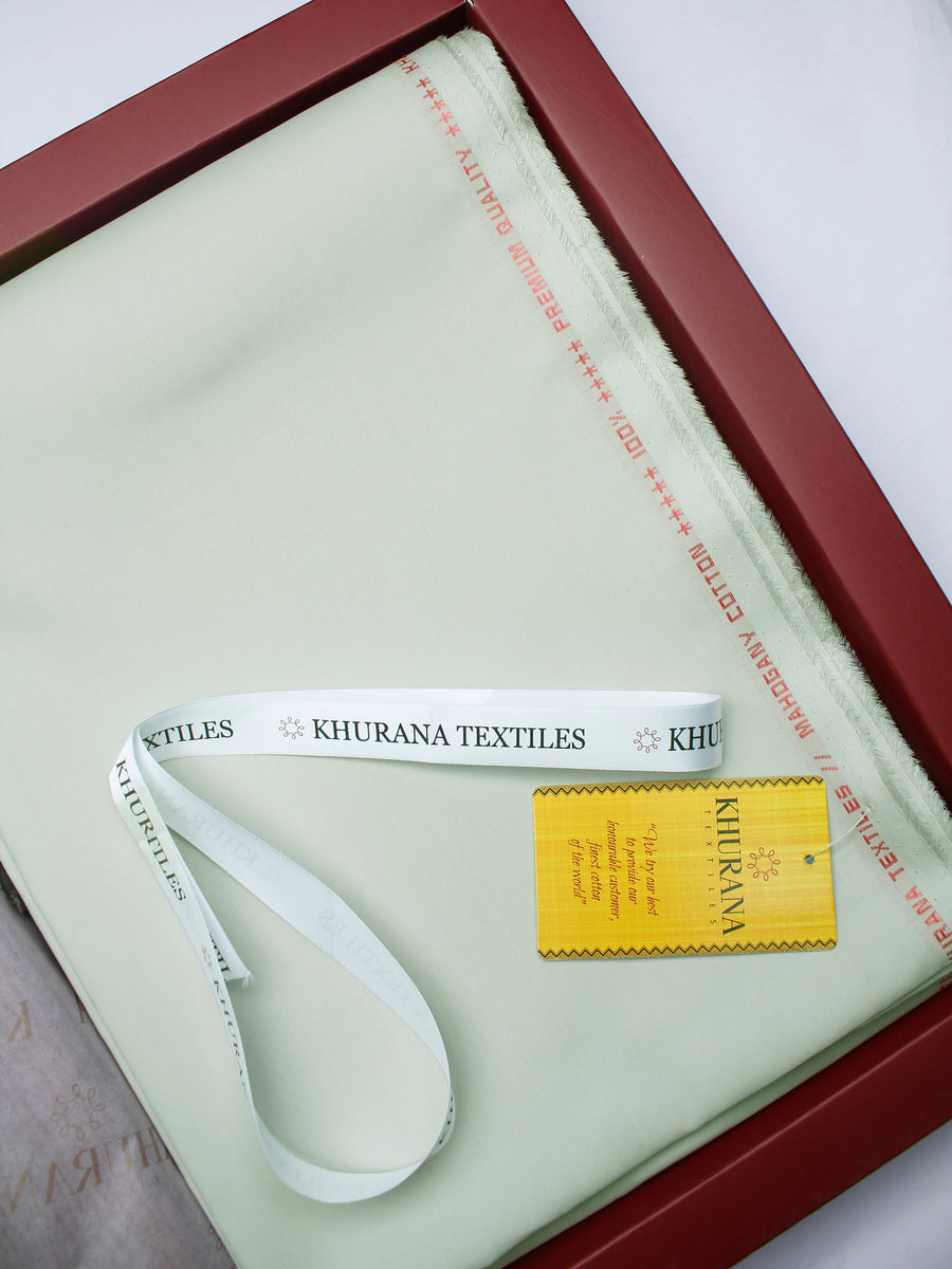Khurana Textiles Mahogany Cotton Men's Unstitched Suit for Summer C-01