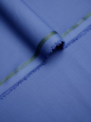 Fabrieco Beirut Premium Men's Unstitched Blended Suit for Summer - Slate Blue