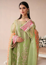 Freesia Premium Noor Jahan Luxury Formals Organza Suit FFD-0091 PISTA