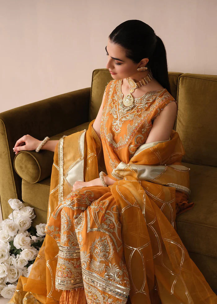 Freesia Premium Noor Jahan Luxury Formals Chiffon Suit FFD-0093 DAHR