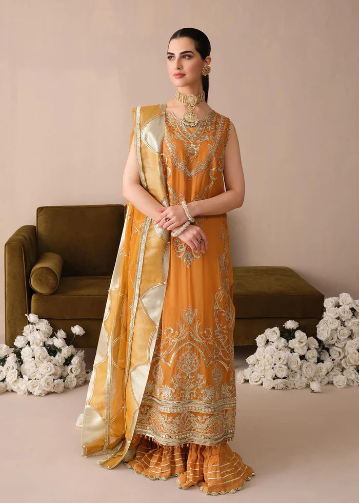 Freesia Premium Noor Jahan Luxury Formals Chiffon Suit FFD-0093 DAHR