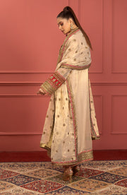Freesia Premium Mohagney Luxury Masoori Unstitched Formal Dress - Farnaaz