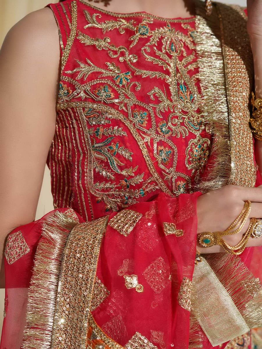Maryum N Maria Sang e Paras Unstitched Embroidered Formal Suit FFD-0100