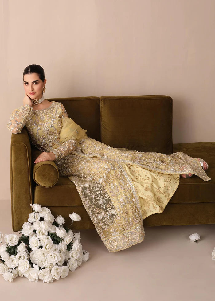 Freesia Premium Noor Jahan Luxury Formals Net 3Pc Suit FFG-0015 AMAR