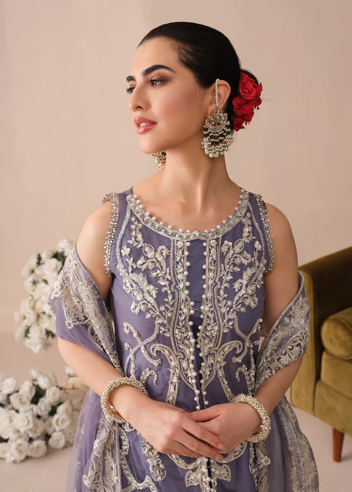 Freesia Premium Noor Jahan Luxury Formals Net 3Pc Suit FFG-0016 SURMAI