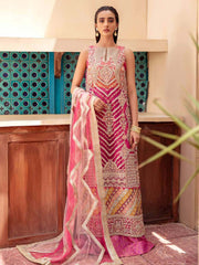 Maryum N Maria Freesia Wedding Chiffon Unstitched 3 Piece Suit FH-01 - FaisalFabrics.pk