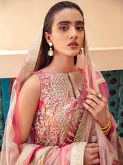 Maryum N Maria Freesia Wedding Chiffon Unstitched 3 Piece Suit FH-01 - FaisalFabrics.pk