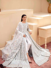 Maryum N Maria Freesia Wedding Chiffon Unstitched 3 Piece Suit FH-02 - FaisalFabrics.pk