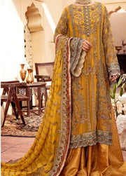 Maryum N Maria Freesia Wedding Chiffon Unstitched 3 Piece Suit FH-03 - FaisalFabrics.pk