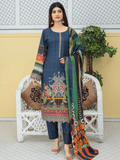 Fiza Noor Zoya Printed Karandi Unstitched 3Pc Suit D-01