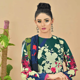 Fiza Noor Zarminay Digital Printed Khaddar Unstitched 3Pc Suit D-01