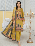 Fiza Noor Zoya Printed Karandi Unstitched 3Pc Suit D-02