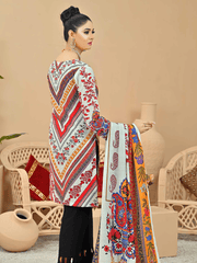 Fiza Noor Zarminay Digital Printed Khaddar Unstitched 3Pc Suit D-02