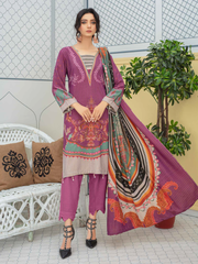 Fiza Noor Aniyah Digital Printed Shamray Unstitched 3Pc Suit D-08