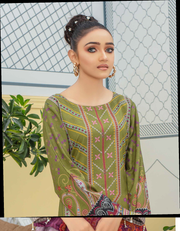 Fiza Noor Aniyah Digital Printed Shamray Unstitched 3Pc Suit D-11