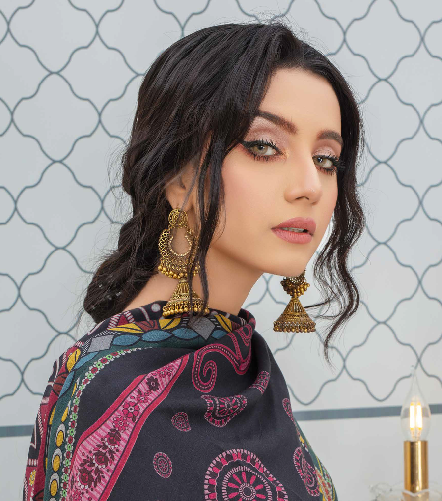 Fiza Noor Aniyah Digital Printed Shamray Unstitched 3Pc Suit D-06