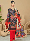 Fiza Noor Zarminay Digital Printed Khaddar Unstitched 3Pc Suit D-07