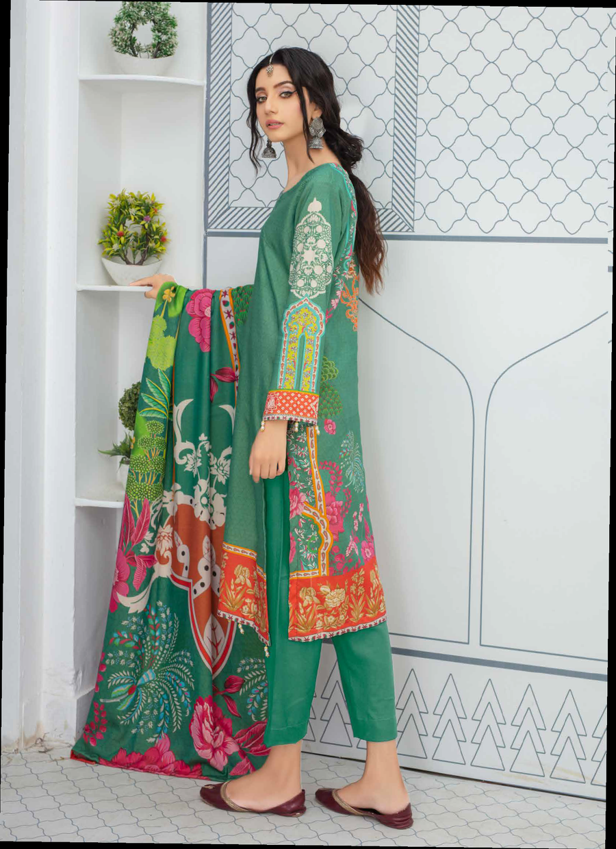 Fiza Noor Aniyah Digital Printed Shamray Unstitched 3Pc Suit D-04