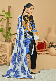 Fiza Noor Zarminay Digital Printed Khaddar Unstitched 3Pc Suit D-15