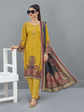 Fiza Noor Zoya Printed Karandi Unstitched 3Pc Suit D-09