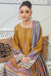 Fiza Noor Aniyah Digital Printed Shamray Unstitched 3Pc Suit D-12