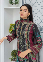 Fiza Noor Aniyah Digital Printed Shamray Unstitched 3Pc Suit D-01