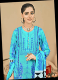 Fiza Noor Zarminay Digital Printed Khaddar Unstitched 3Pc Suit D-14