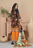 Fiza Noor Zarminay Digital Printed Khaddar Unstitched 3Pc Suit D-22