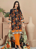 Fiza Noor Zarminay Digital Printed Khaddar Unstitched 3Pc Suit D-22