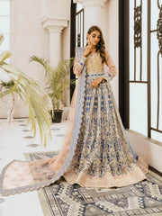 Maryum N Maria Freesia Premium Embroidered Chiffon 3Pc Suit FG-05 Yellow Dayl - FaisalFabrics.pk