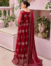Emaan Adeel Festive Edit Embroidered Chiffon Unstitched Suit FT-08