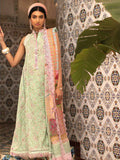 Farah Talib Aziz Embroidered Lawn Unstitched 3Piece FTA-01 Mint Debbagh