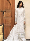 Farah Talib Aziz Embroidered Lawn Unstitched 3Piece FTA-06 Ourika Ivory