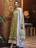Farah Talib Aziz Embroidered Lawn Unstitched 3Piece FTA-09 Asni Olive