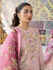 Mushq Lawana Embroidered Luxury Lawn Unstitched 3Pc Suit MSL-23-05 Fatihah