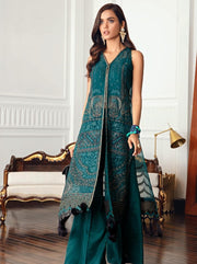Jazmin Festive Chiffon Unstitched 3 Piece Embroidered Suit D-05 Emira - FaisalFabrics.pk