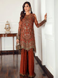 Jazmin Festive Chiffon Unstitched 3 Piece Embroidered Suit D-06 Orissa - FaisalFabrics.pk