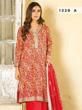 Five Star Classic Summer Unstitched Printed Lawn 3Pc D-1328-A