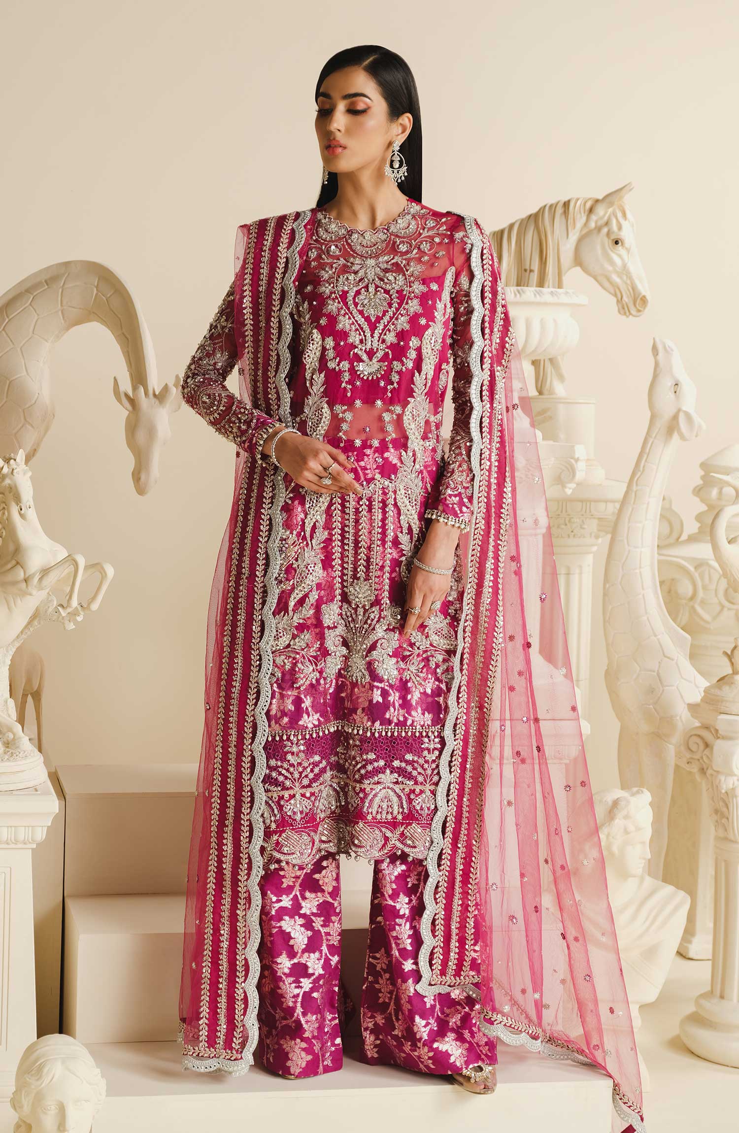 Maryum N Maria Khawaab Unstitched Luxury Formals Suit MFD-0085
