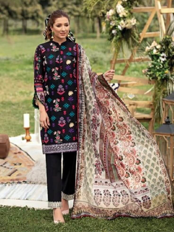 Florent Summer Vibes Lawn 2021 Unstitched 3 Piece Suit FL-10 - FaisalFabrics.pk