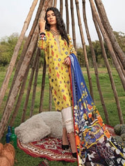 Florent Summer Vibes Lawn 2021 Unstitched 3 Piece Suit FL-20 - FaisalFabrics.pk