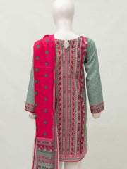 Fragrant Spring Summer Unstitched 2 Piece Printed Lawn Suit D-12 - FaisalFabrics.pk