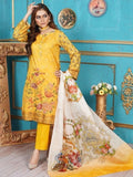 Fragrant Lawn Eid Collection 2021 Unstitched 3 Piece Embroidered Suit D-04 - FaisalFabrics.pk