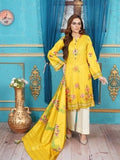 Fragrant Lawn Eid Collection 2021 Unstitched 3 Piece Embroidered Suit D-07 - FaisalFabrics.pk