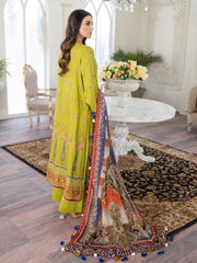 Maryum N Maria Freesia Luxury Lawn 3 Piece Embroidered Suit FL-02 - FaisalFabrics.pk
