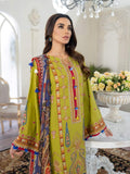 Maryum N Maria Freesia Luxury Lawn 3 Piece Embroidered Suit FL-02 - FaisalFabrics.pk