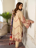 Maryum N Maria Freesia Luxury Lawn 3 Piece Embroidered Suit FL-08 - FaisalFabrics.pk
