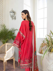 Maryum N Maria Freesia Luxury Lawn 3 Piece Embroidered Suit FL-04 - FaisalFabrics.pk