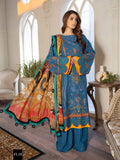 Maryum N Maria Freesia Luxury Lawn 3 Piece Embroidered Suit FL-10 - FaisalFabrics.pk